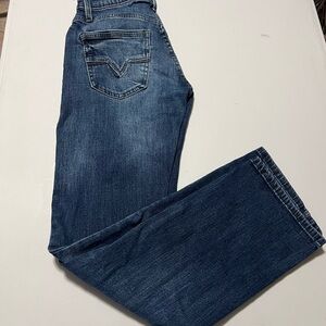BKE Men's Blue Straight Jeans